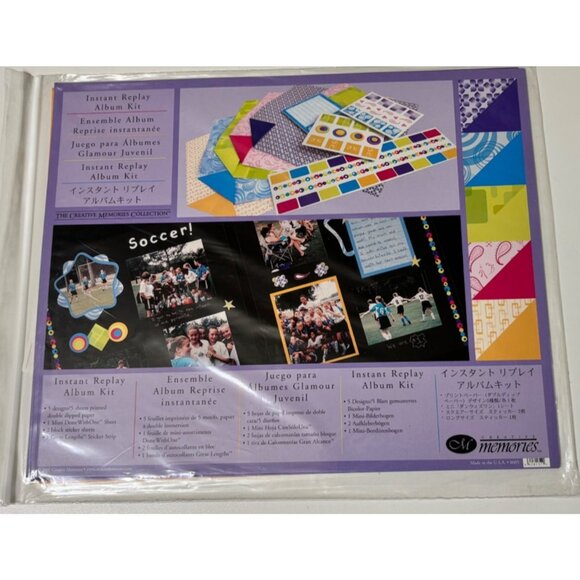 Creative Memories Instant Replay Scrapbooking Album Kit Sports - Picture 1 of 4